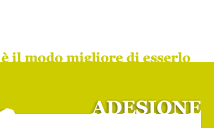 Sei nella pagina Adesione